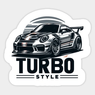 Turbo Style, Sport Car Sticker